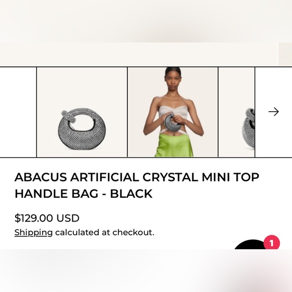 JW PEI, sparkle mini hand bag, new with tag. - Picture 5 of 5